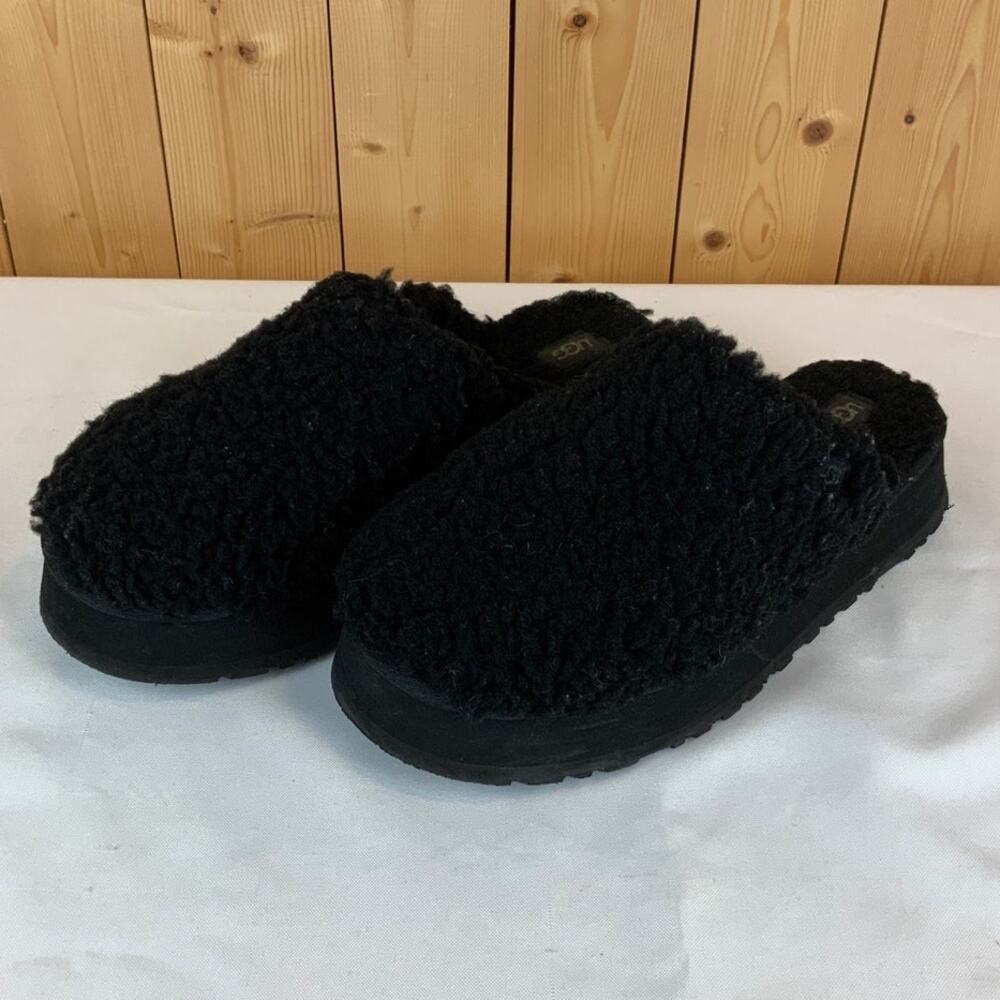 Ugg Maxi Curly Platform Shoes, Black - Women's Size 9